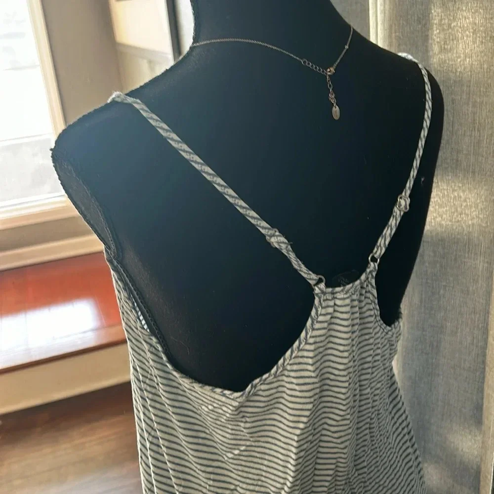 Blue and White Striped J. Crew Dress
